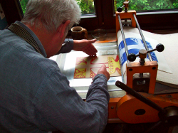 Herr Richter druckt
